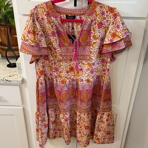 Pink and Orange Dress - NWT